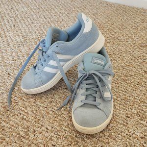 Adidas Light Blue Suede Street shoe Size 7